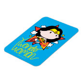 Chibi Wonder Vrouw met Lasso Magneet (Linkerzijde)