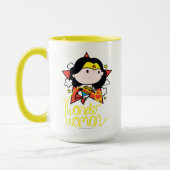 Chibi Wonder Vrouw met Lasso Mok (Links)