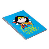 Chibi Wonder Vrouw met Lasso Notitieboek (Rechterzijde)