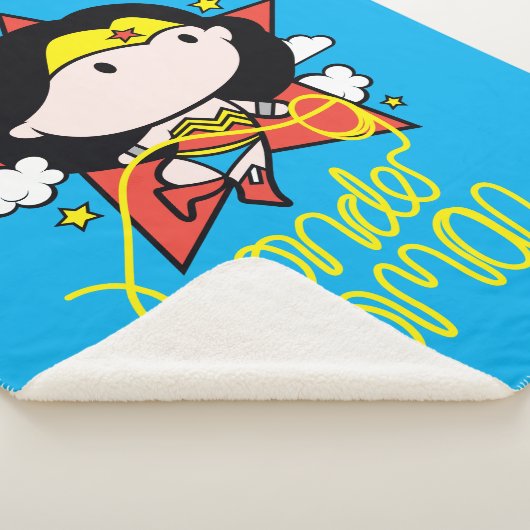 Chibi Wonder Vrouw met Lasso Sherpa Deken (3/4)