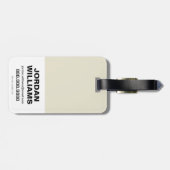 Chibi Wonder Woman | Ik heb m'n smaakpels aan. Bagagelabel (Achterkant horizontaal)