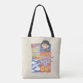 Chibi Wonder Woman | Ik heb m'n smaakpels aan. Tote Bag (Achterkant)