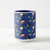 Chibi Wonder Woman, Superman en Batman Pattern Mok (Midden)