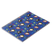 Chibi Wonder Woman, Superman en Batman Pattern Notitieboek (Linkerzijde)
