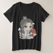 Chibi Xie Lian Tgcf Grote Maat T-shirt (Design voorkant)