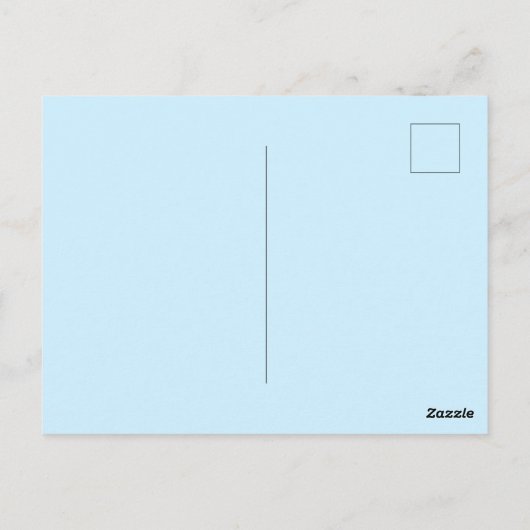 Chibi Yeti-Briefkaart Briefkaart (Achterkant)