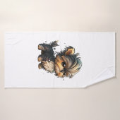 Chibi Yorkshire Terrier Badhanddoek (Badhanddoek)