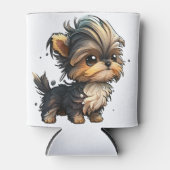 Chibi Yorkshire Terrier Blikjeskoeler (Voorkant)