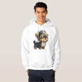 Chibi Yorkshire Terrier Hoodie (Voorkant volledig)