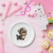Chibi Yorkshire Terrier Papieren Bordje (Feest)