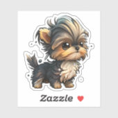 Chibi Yorkshire Terrier Sticker (Vel)