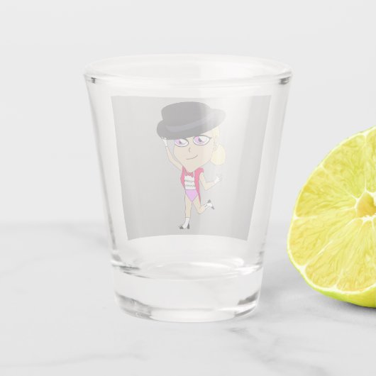 chibiefglas shot glas (Achterkant)