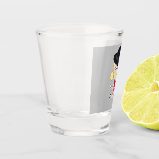 chibiefglas shot glas (Links)