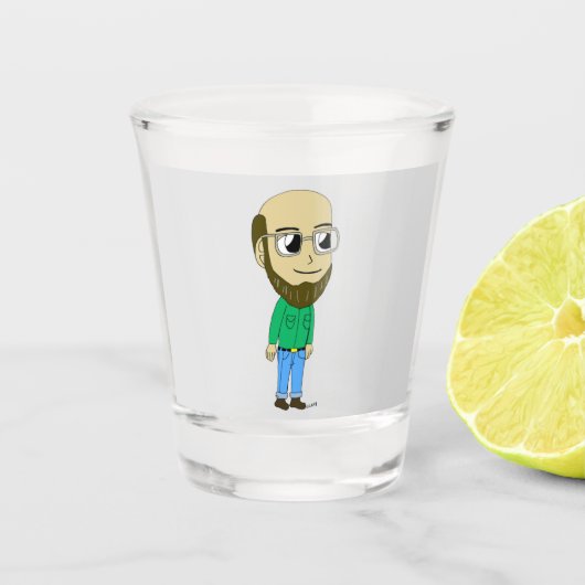 chibiefglas shot glas (Voorkant)