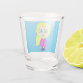 chibiefglas shot glas (Achterkant)