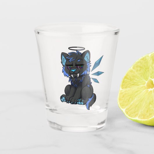 chibiglas shot glas (Voorkant)