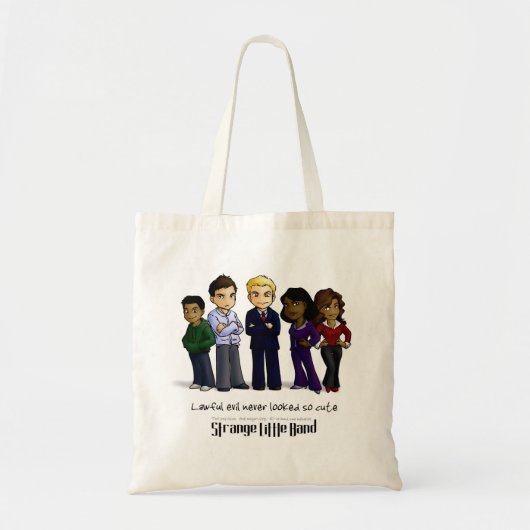 Chibis canvas tas (Voorkant)