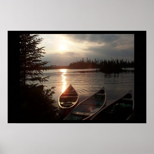 Chibougamau Canoes Poster (Voorkant)
