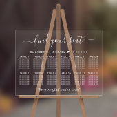 Chic 12 Tafel Witte Trouwstoel Acryl Bord