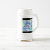 Chic 14th 24th 34th Opal Wedding Jubileum Bierpul (Voorkant rechts)