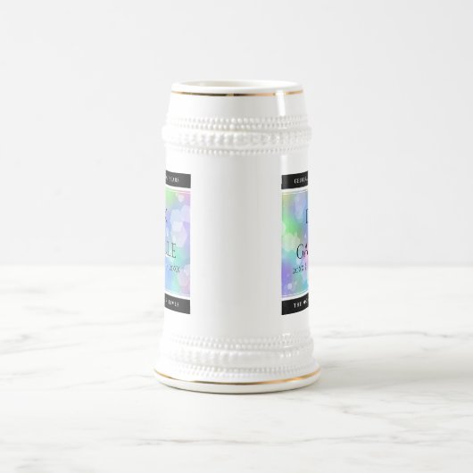 Chic 14th 24th 34th Opal Wedding Jubileum Bierpul (Center)