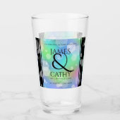 Chic 14th 24th 34th Opal Wedding Jubileum Glas (Voorkant)