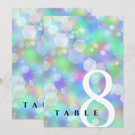 Chic 14th 24th 34th Opal Wedding Jubileum Kaart (Voorkant / Achterkant)