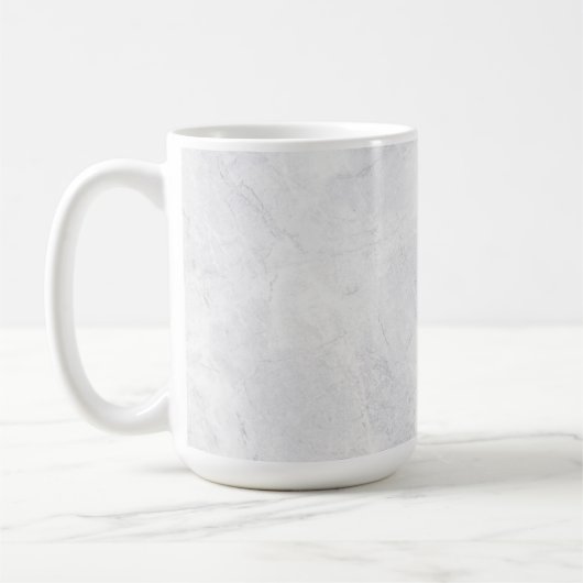 Chic 15 oz Classic Mug with White Marble Pattern Koffiemok (Links)