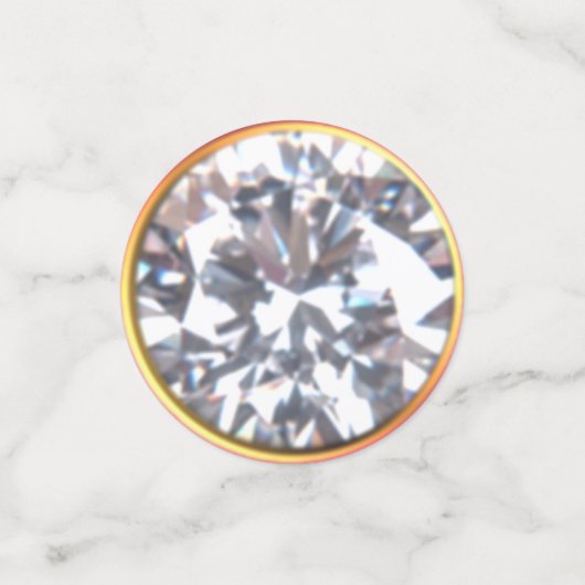 Chic 16e verjaardag op wit en roze confetti (Kleine voorkant)