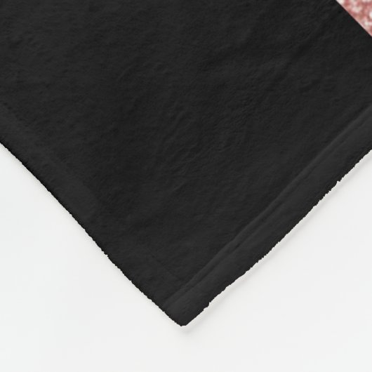 Chic 18th Birthday Foto Fleece (Hoek)