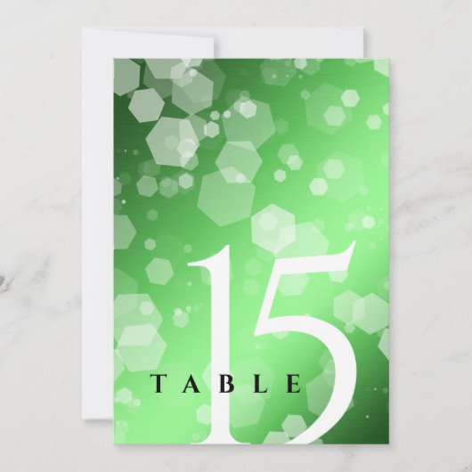 Chic 20th 38th 55th Emerald Wedding Jubileum Kaart (Voorkant)