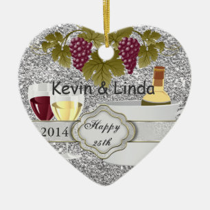 CHIC 25th JUBILEUM GIFT ORNAMENT WINE LOVERS