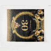 Chic 30e Man Verjaardag Whiskey Photo Party Banner Wandkleed (Voorkant (horizontaal))