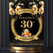 Chic 30e verjaardag Whiskey Celebration Tapestry Wandkleed