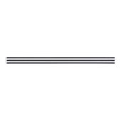 Chic 3,8 cm zwart-wit gestreept grosgrain lint (Voorkant)