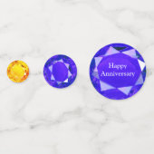 Chic 45 Jubileum edelstenen Confetti (Voorkanten)