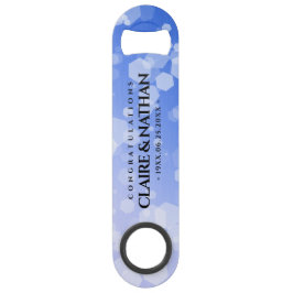 Chic 45th 51st 65th Sapphire Wedding Jubileum Speed Flessenopener