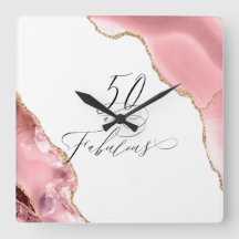 Chic 50 Fabulous Roos Gold Glitter Typografie