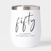 Chic 50ste verjaardag (Achterkant)