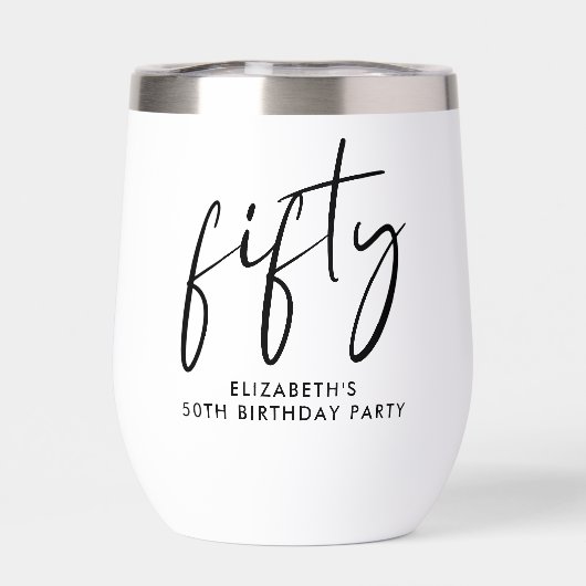 Chic 50ste verjaardag (Achterkant)