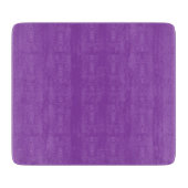 Chic 6x7 Lavendel Paarse glazen snijplank (Voorkant)