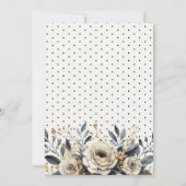 Chic 'a Baby is Brewing' Halloween Baby shower Kaart (Achterkant)