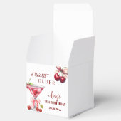 Chic A Tini Bit Older Cherry Martini 21st Birthday Bedankdoosjes (Geopend)