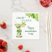 Chic A Tini Bit Older Lime Martini 102nd Birthday Servet (Insitu)