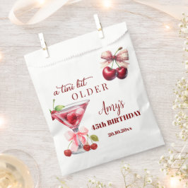 Chic A Tini Bit Ouder Cherrymartini 45e Verjaardag Bedankzakje