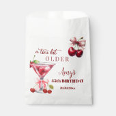 Chic A Tini Bit Ouder Cherrymartini 45e Verjaardag Bedankzakje (Voorkant)