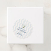 Chic a tini one boy baby shower bedankjes labels (In situ)