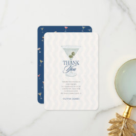 Chic a tini one boy baby shower bedankkaart