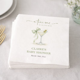Chic A Tini One Elegante Baby Shower Servet