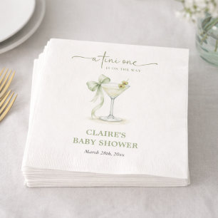 Chic A Tini One Elegante Baby Shower Servet
